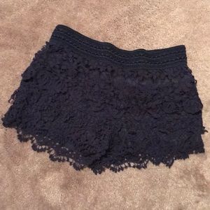lace shorts